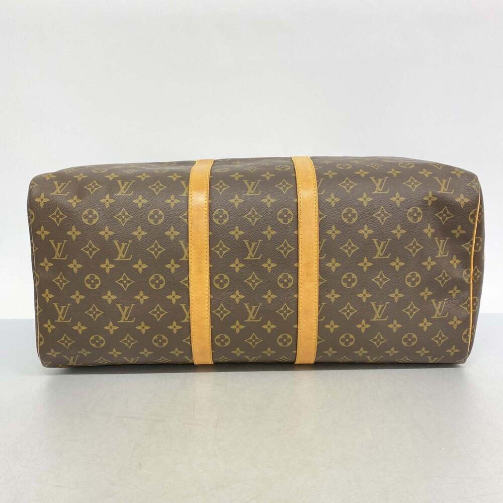 LOUIS VUITTON Brown Monogram Keepall 55 Boston Bag - Picture 3 of 12